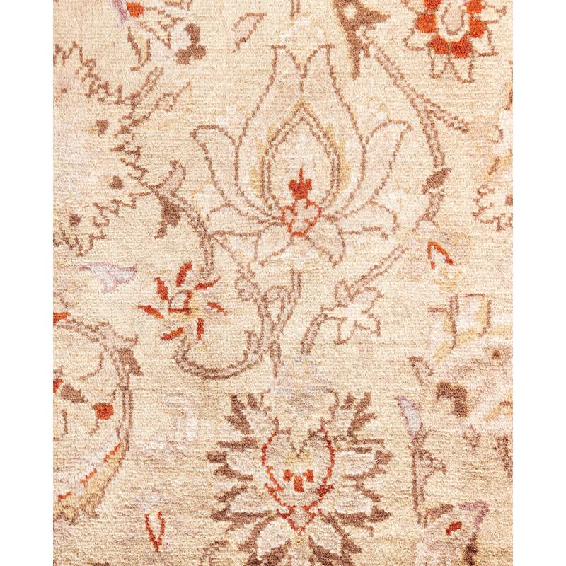 Overdyed One-of-a-Kind Hand-Knotted Runner Rug - Beige - 2' 6" x 10' 1"