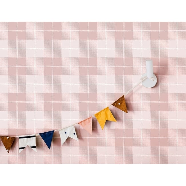 Galerie Wallcoverings Little Explorers 2 Twilled Tartan Non-woven Matte Wallpaper Roll