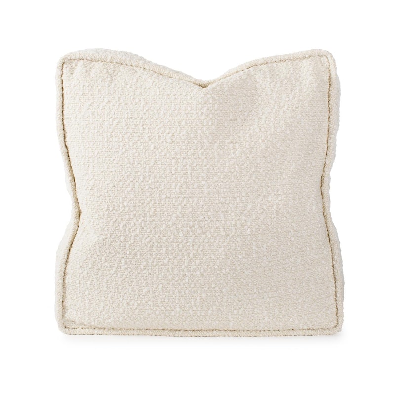 Allan Andrews 20 in. Gusseted Pillow Barbet Natural - Down Insert