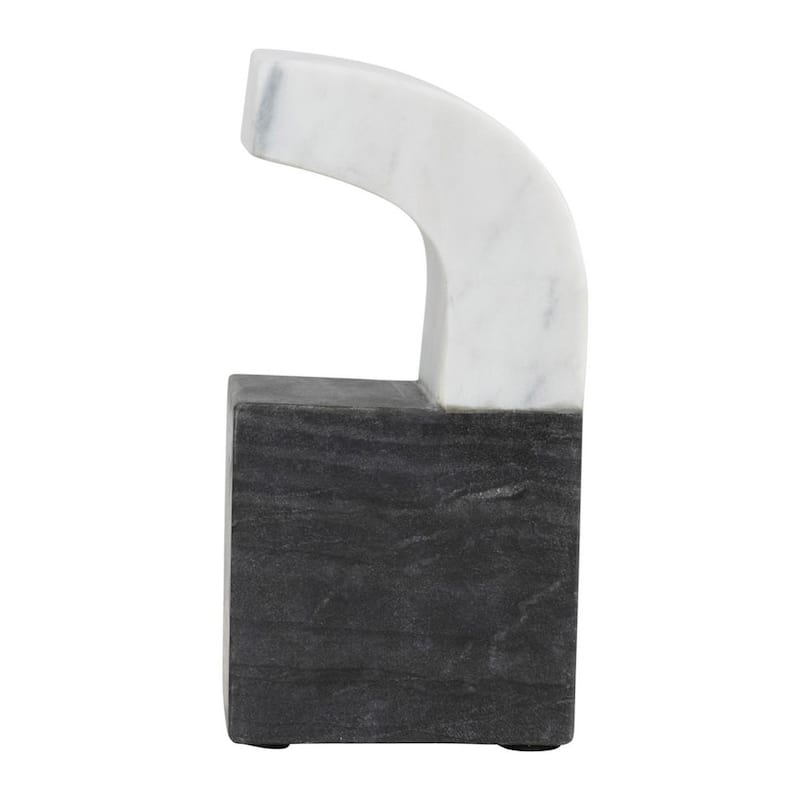 Two-Tone Marble Bookends, Set of 2