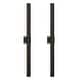 preview thumbnail 39 of 94, Aluminum LED Outdoor Wall Sconce Black Exterior Wall Light (1 / 2Pack) 2Pack/47.2in - Black