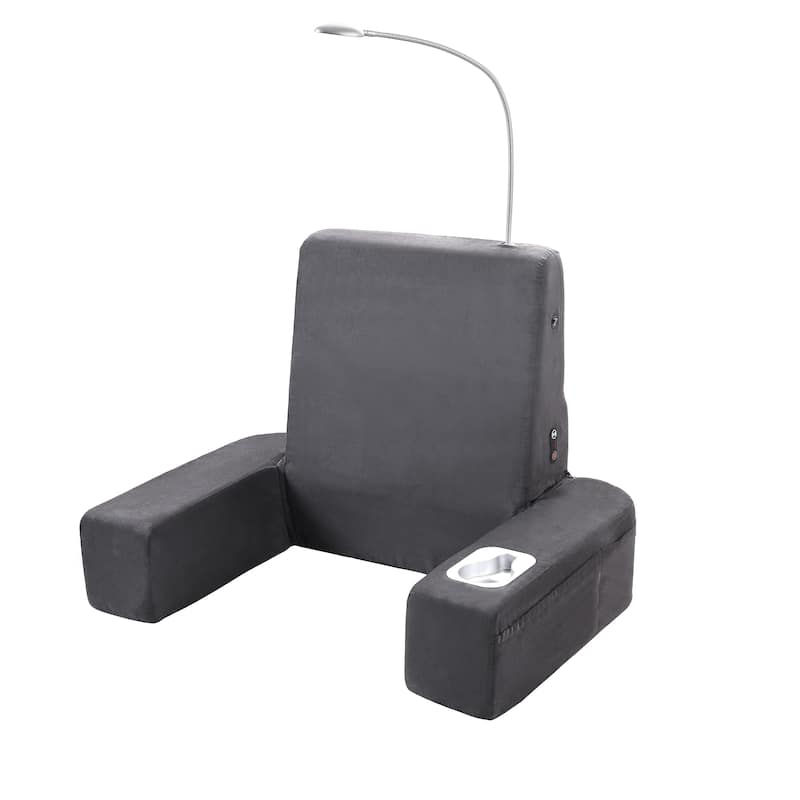 Carepeutic Backrest Bed Lounger with Heated Comfort Vibration Massage
