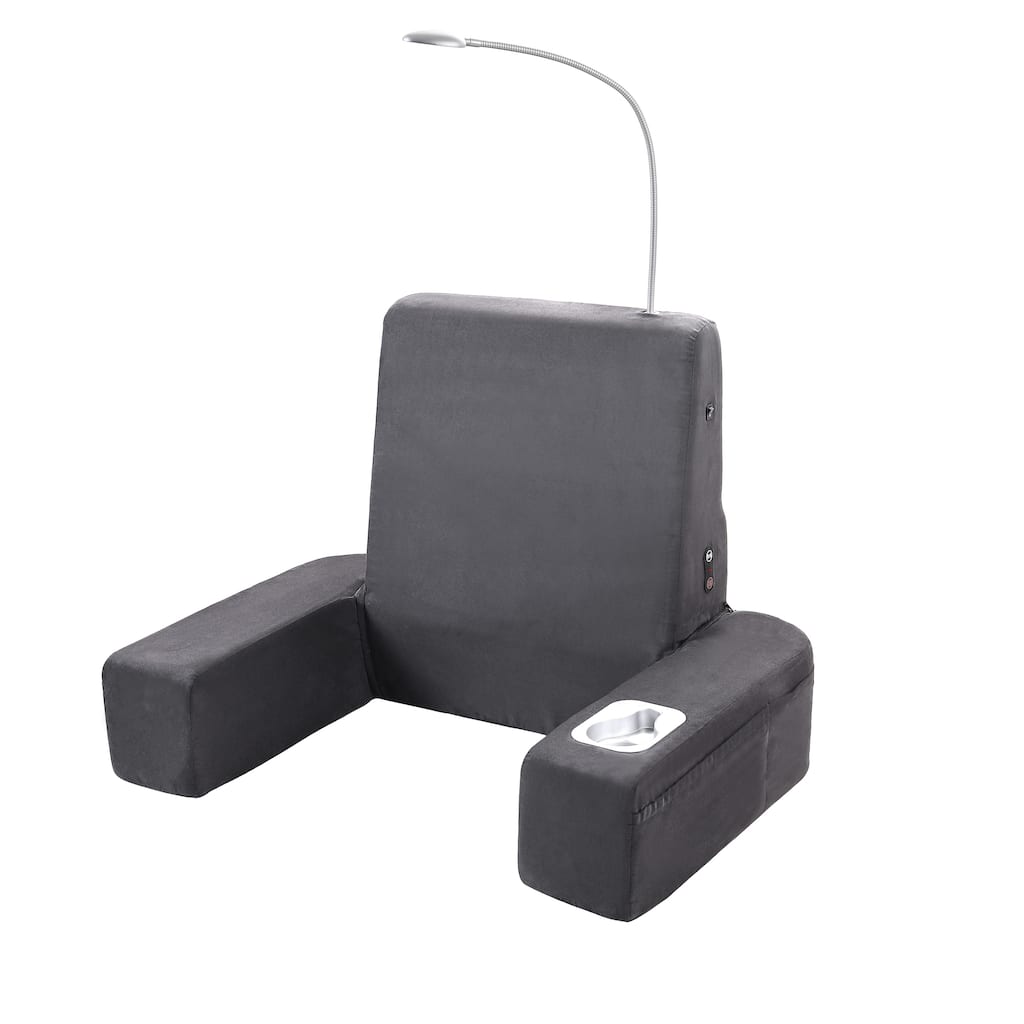 Carepeutic Backrest Bed Lounger with Heated Comfort Vibration Massage