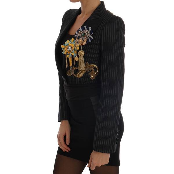 Wallpaper Shop Dolce Gabbana Black Crystal Blazer Women S Jacket It40 S Free HD