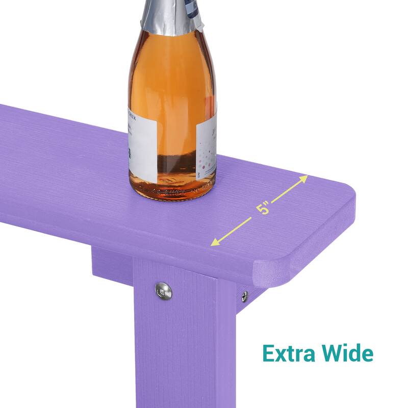 Bonosuki Weather-resistant Wood Outdoor Adirondack Chairs-Set of 4