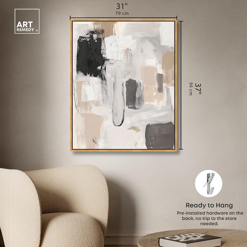 Beauty of Beige I Canvas by Art Remedy