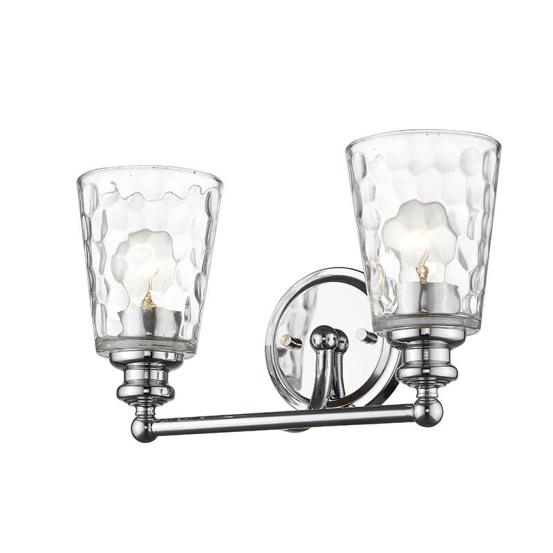 Modern Transitional Hardwired Wall Light with Reversible Mount and Clear Glass Shade LED Compatible