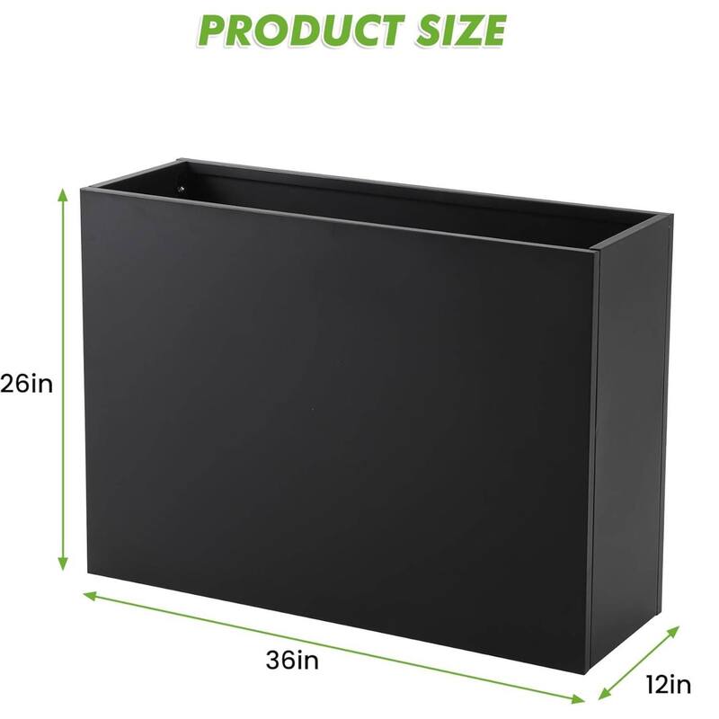 36x12x26 Inch Vertical Garden Planter, Planter Box for Patio, Balcony, Garden Plants