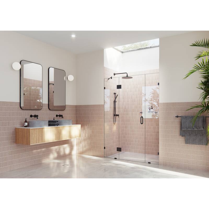 Glass Warehouse 78" x 57" Frameless 3 Panel Inline Shower Door
