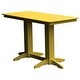 preview thumbnail 25 of 40, Poly Lumber Bar Table 6' - Lemon Yellow