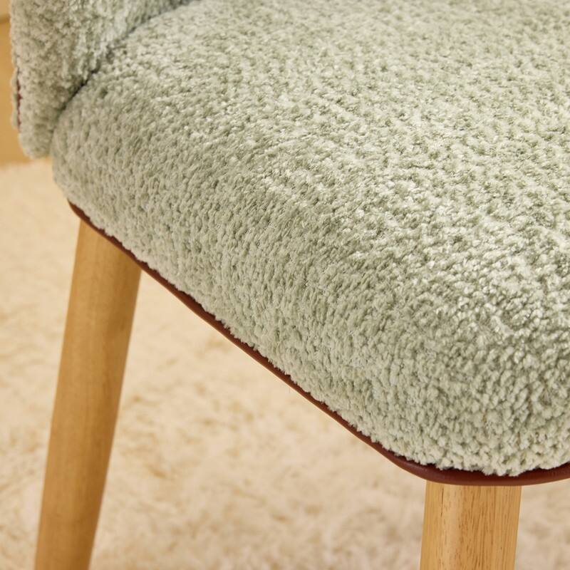 Modern Curved Back Accent Chair