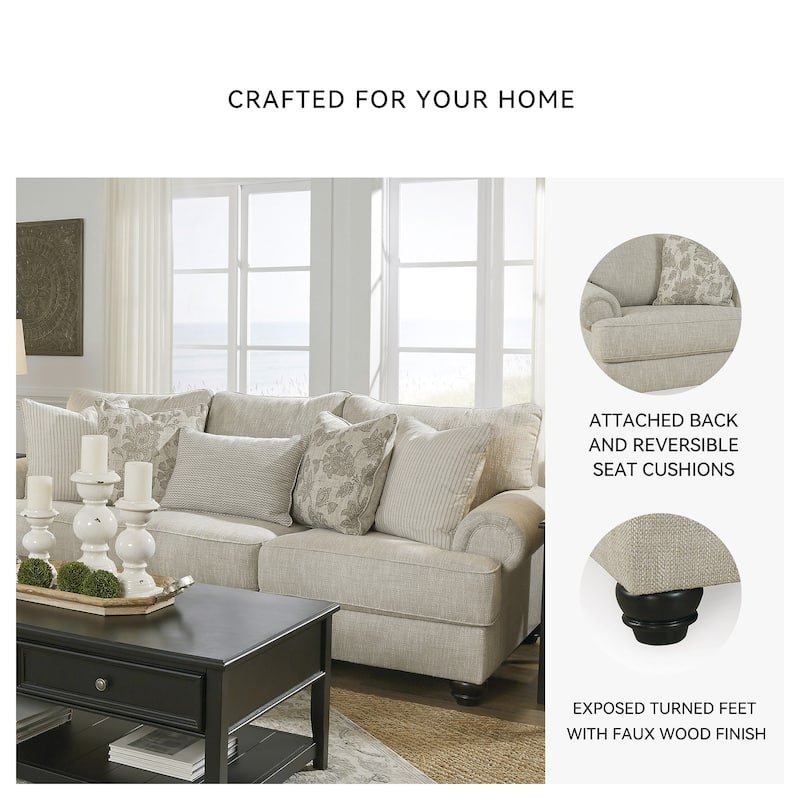 Signature Design by Ashley Asanti Beige Sofa - 98"W x 44"D x 40"H