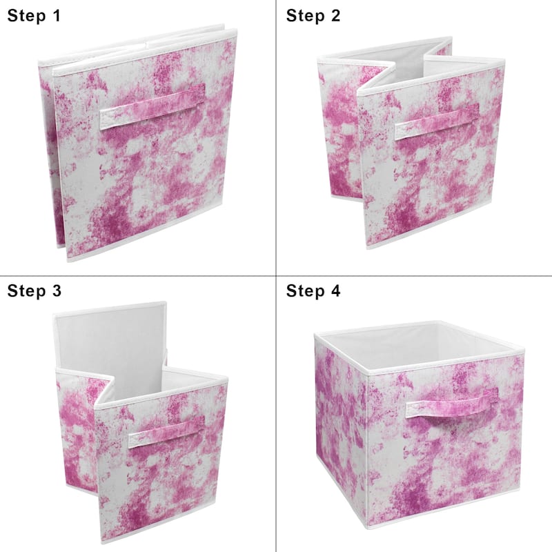 Sorbus 11" Foldable Storage Cube Basket Lightweight Organization Solutions - Single Pack - 11" x 10.5 x 10.5