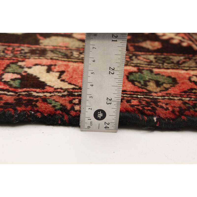 ECARPETGALLERY Hand-knotted Andelz Black Wool Rug - 3'2 x 9'10