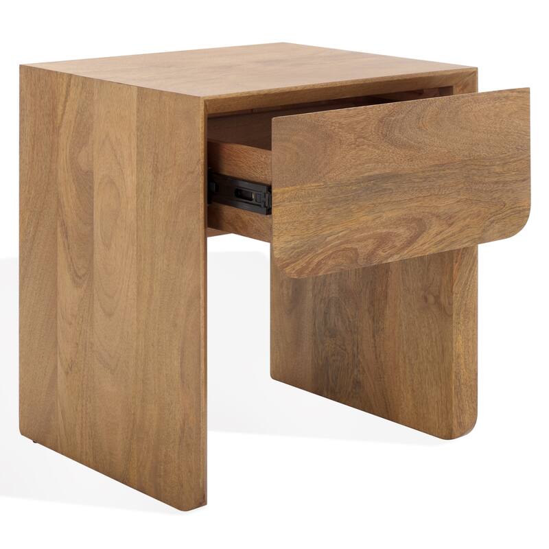 SAFAVIEH Couture Grigorio 1-Drawer Nightstand, Fully Assembled