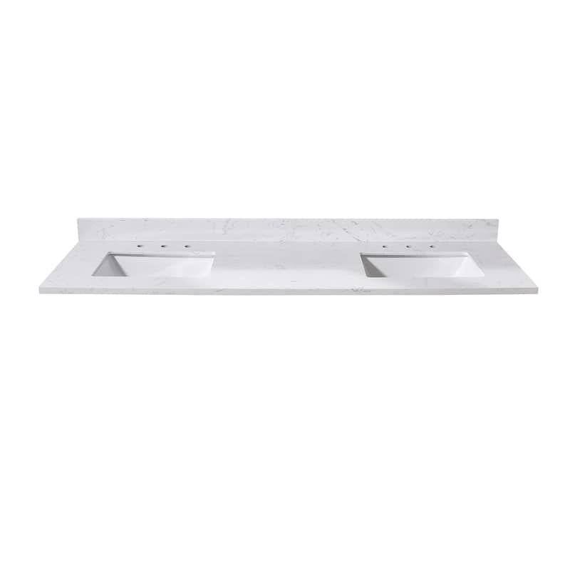 Altair Oderzo Bathroom Vanity Countertop in Aosta White Finish