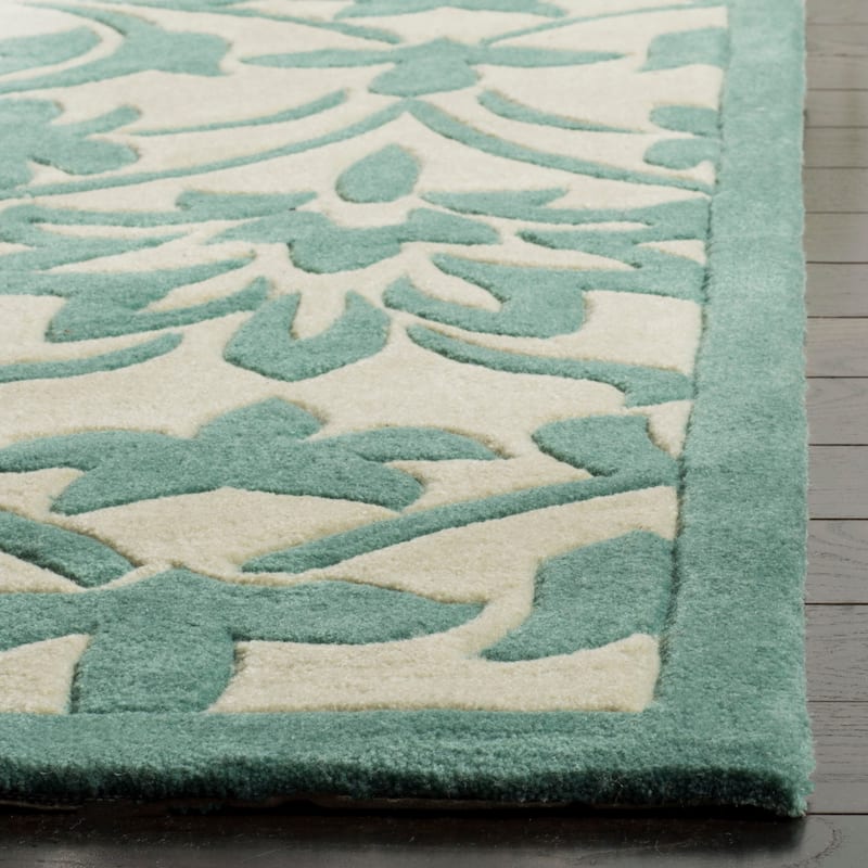 SAFAVIEH Handmade Modern Art Candelaria Modern Polyester Rug