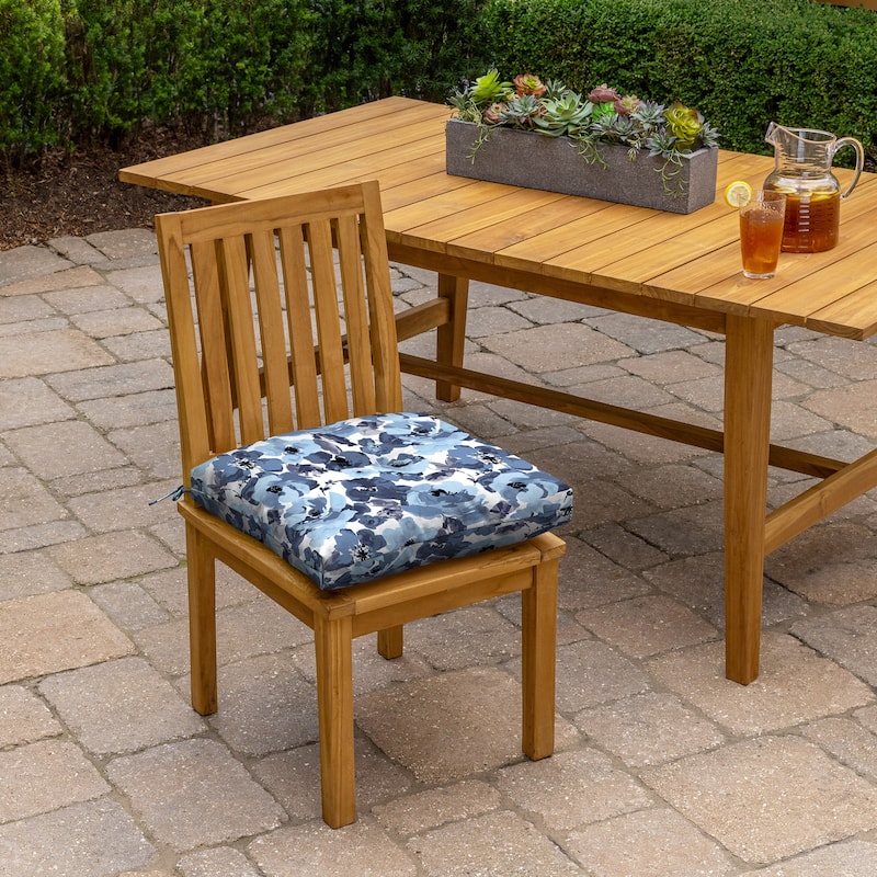 ARDEN Outdoor Plush Modern Tufted Seat Cushion, 20 x 20
