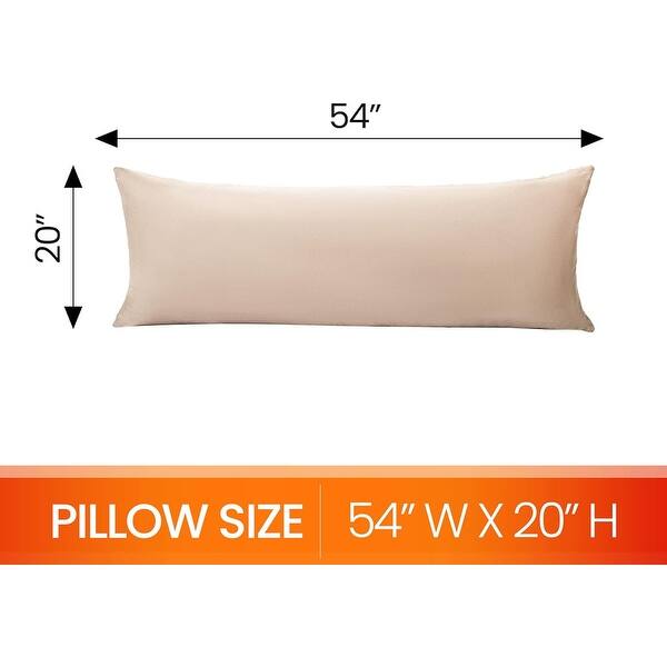 Cheer Collection Velour Body Pillow On Sale Bed Bath & Beyond