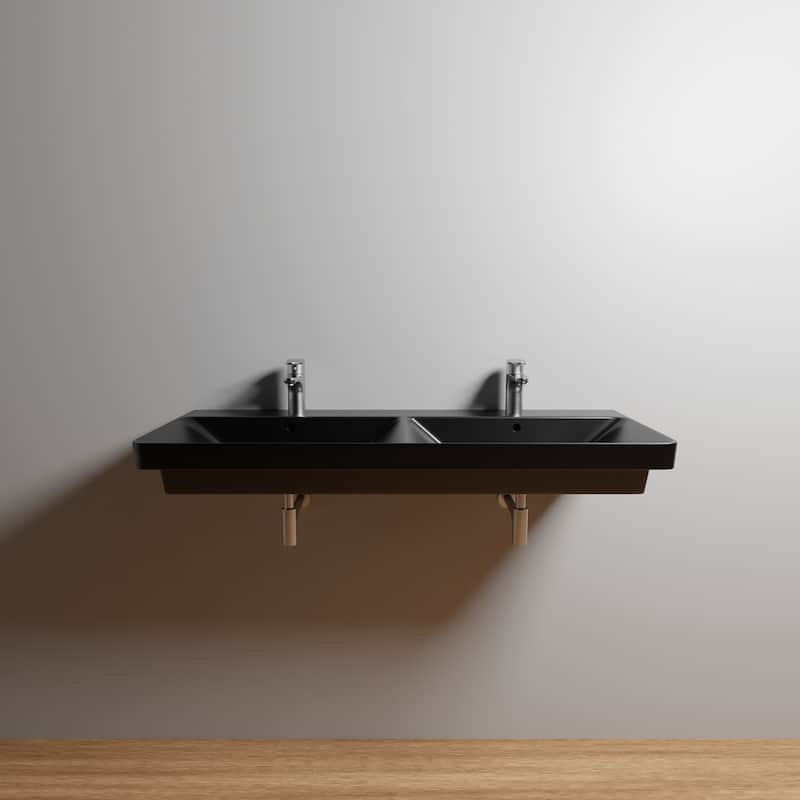WS Bath Collections Luxury 120.01 Luxury 47" Rectangular Ceramic Drop