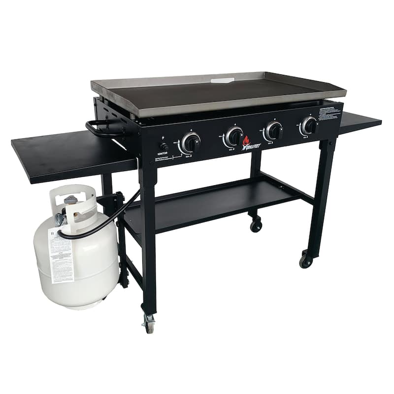 GrillFest 4-Burner Gas Griddle - 790SQin