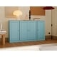 preview thumbnail 46 of 46, Palace Imports 100% Solid Wood 65" Sideboard with Solid Doors, 2-Drawers and Adjustable Shelves