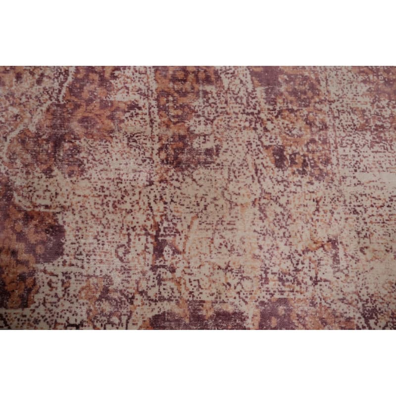 Abstract Modern Area Rug Hand-Knotted Wool Carpet - 4'10"x 7'8"