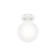 preview thumbnail 4 of 7, Hunter Hepburn 1-Light Flush Mount Ceiling Light - Bedroom, Bath, Entry, Hallway - Damp-Rated - Vintage, Globe Light