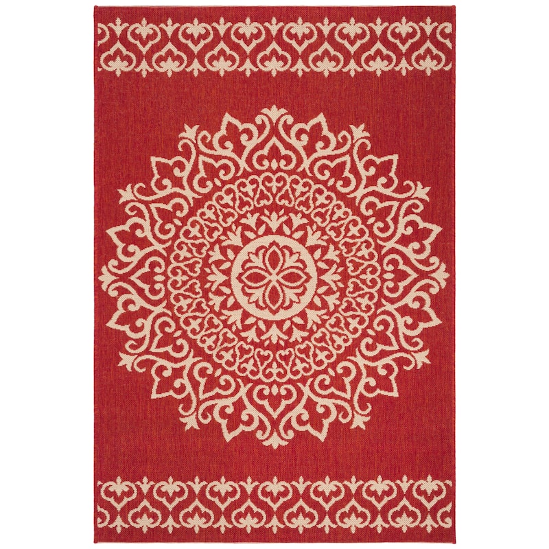 SAFAVIEH Linden Sotira Indoor/ Outdoor Waterproof Patio Backyard Rug