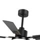 preview thumbnail 72 of 93, 48"/52"/60"/72" Modern Black LED Ceiling Fan with Light Remote (3/5/6/8/12 Reversible Blades)