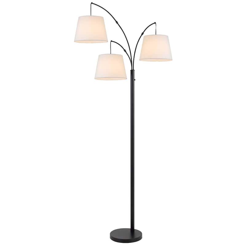 Vardon 83.5" Height Black Metal Floor Lamp - One Size