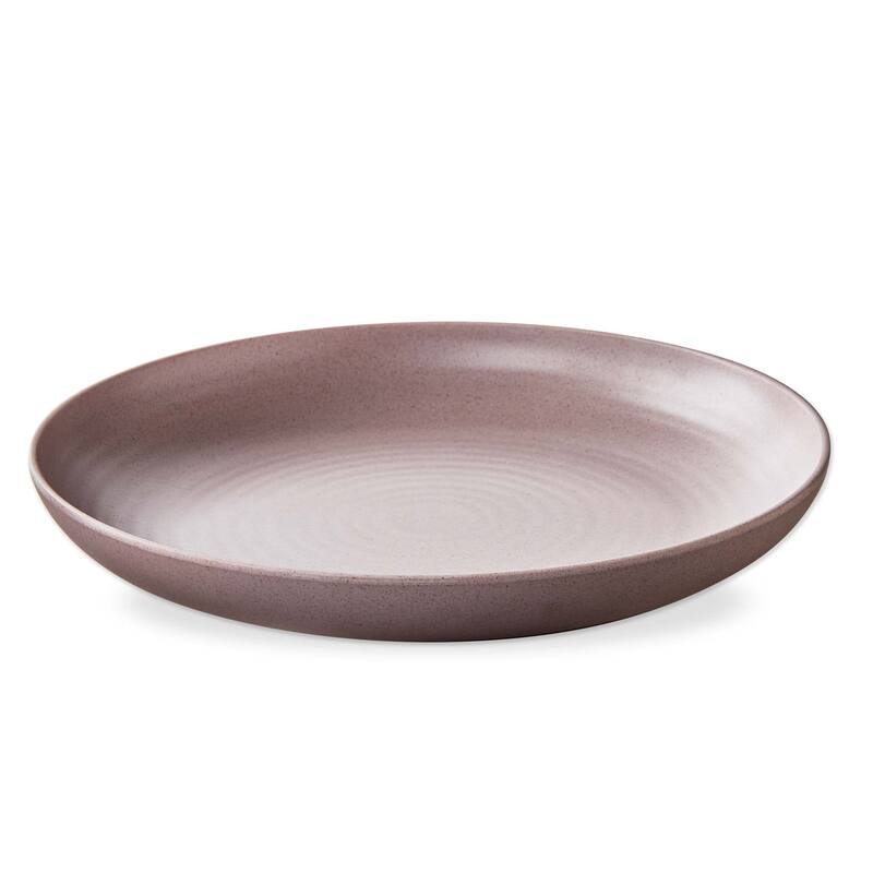 Brooklyn Lavender Purple Melamine Dinner Plate - Dishwasher Safe, 11" x 11" x 1.5" - Everyday Dining Plates