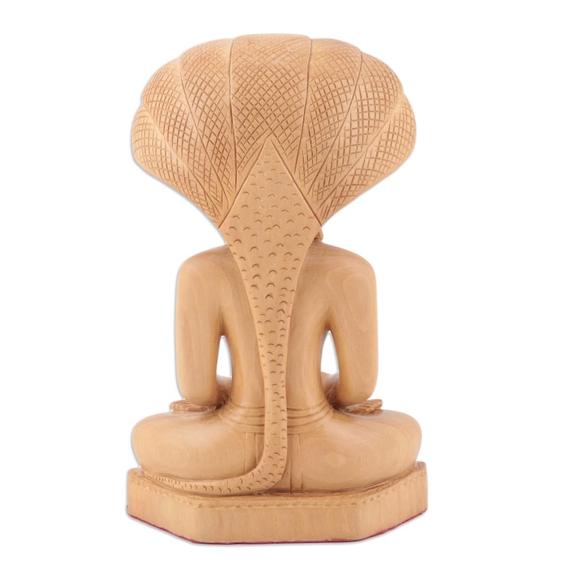 Novica Handmade Shelter From The Storm Wood Sculpture