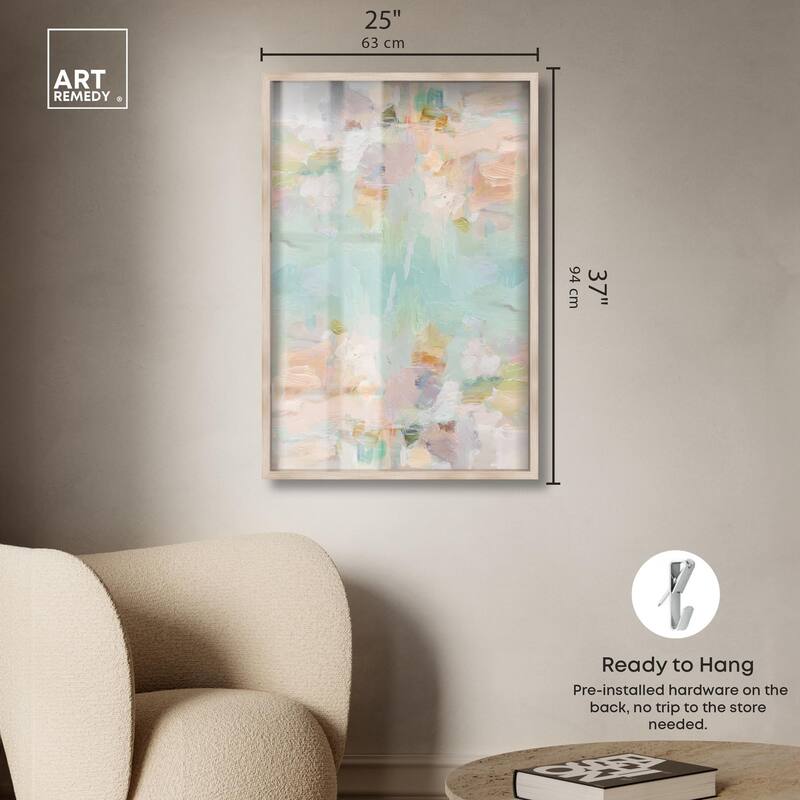 Expressive Swirls Shadowbox by Art Remedy