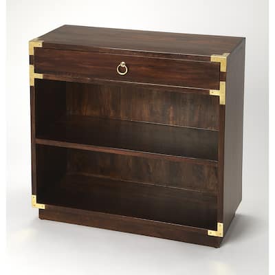 Handmade Forster Brown Campaign Bookcase (India)