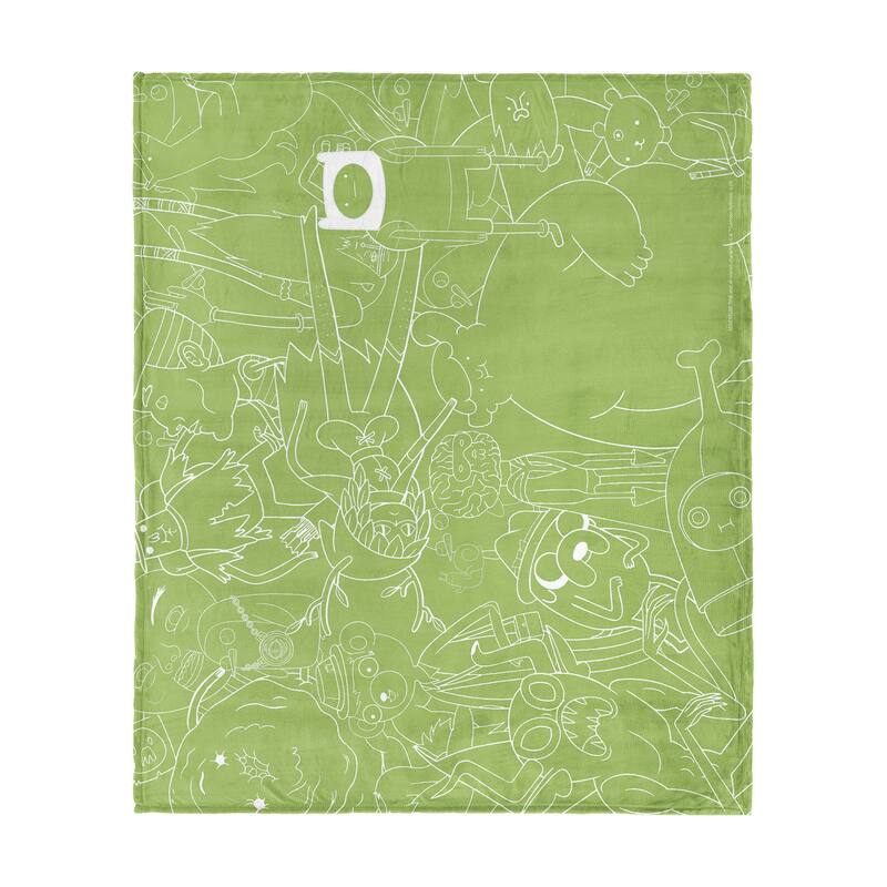 Cartoon Network Adventure Time Silk Touch Throw Blanket