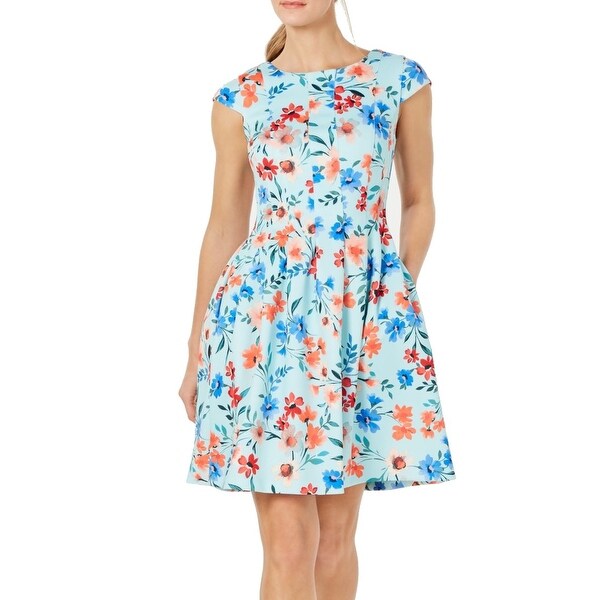 green calvin klein dress