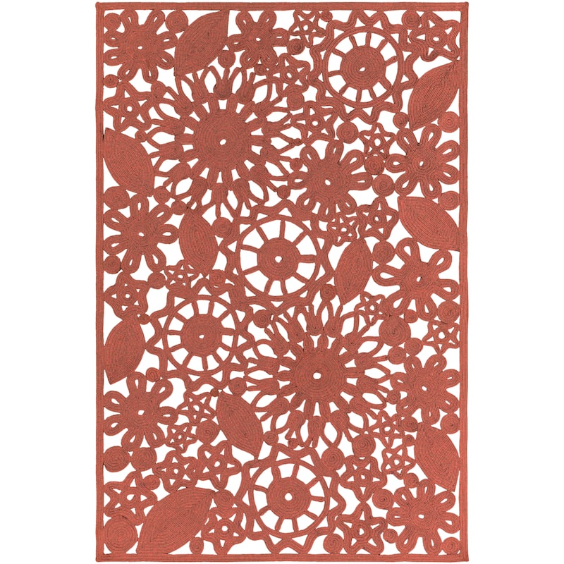 Townshend Floral Cutouts Indoor/Outdoor Area Rug