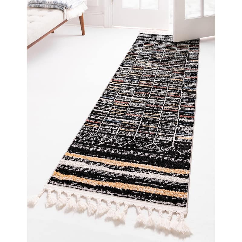 Contemporary Ariella Collection Area Rug - 2'7"x13' - Multi