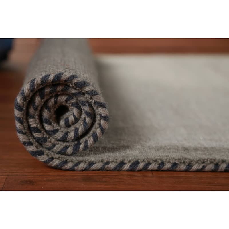 Hand Knotted Oriental 100% Wool Carpet Tribal Animal Pictorial Green Gabbeh Runner Rug - 6' 6'' X 2' 9''