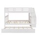 preview thumbnail 20 of 43, Full-Over-Full Solid Wood Bunk Bed with Twin Trundle