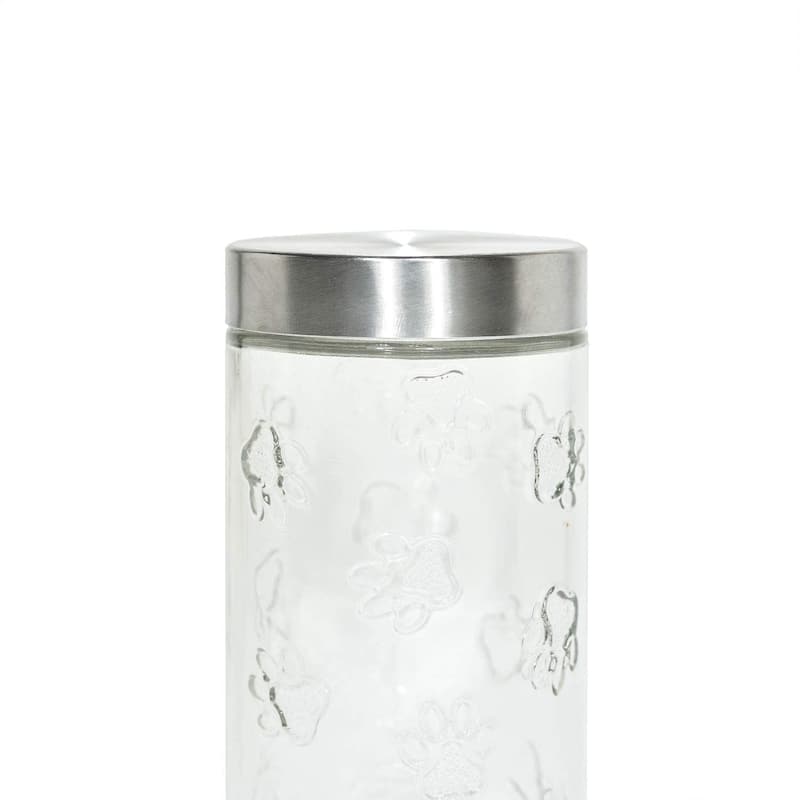 Amici Pet Maxwell Collection Paw Glass Storage Canister