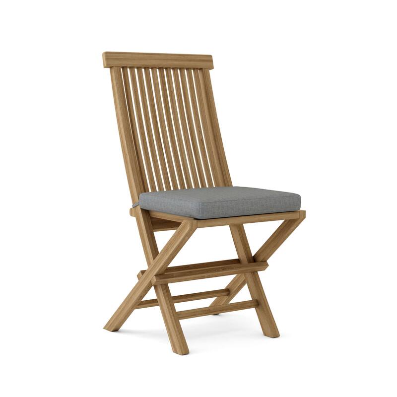 Classic Teak Outdoor Dining Chair - Foldable (Set of 2)