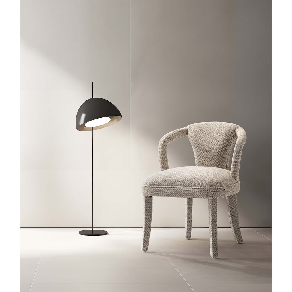 Manhattan Comfort Modern Palmer Tweed Dining Armchair