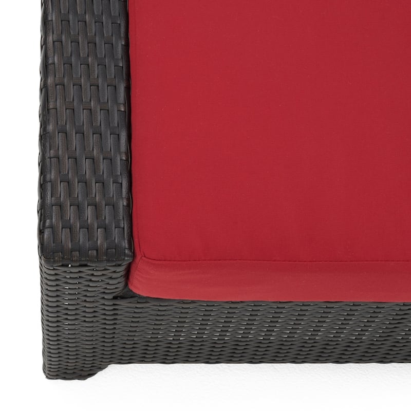 Deco 5 Piece Sunbrella Outdoor Patio Love & Club Seating Set