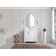 preview thumbnail 130 of 128, Willow Collections 36 in x 22 Aberdeen Freestanding Left Offset Sink Bathroom Vanity with Quartz or Marble Countertop