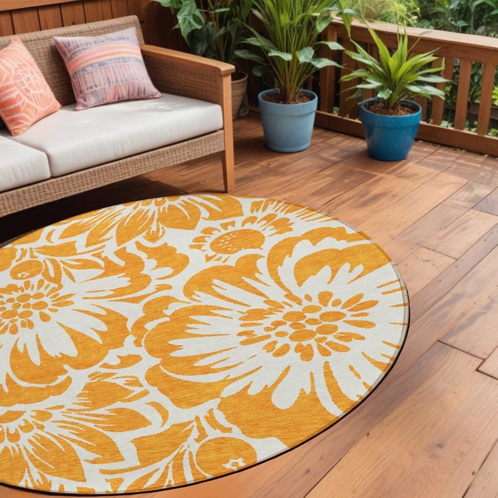 Tana Botanic Elegance Weather Resistant Classic Meets Modern Runner Outdoor Rug