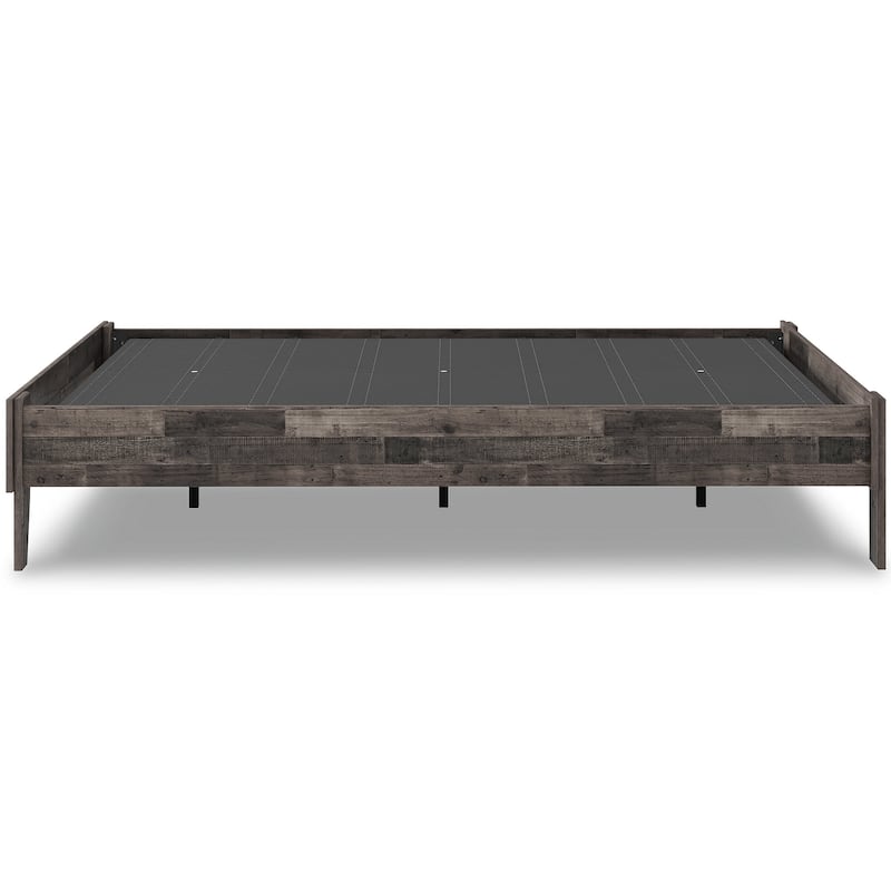 Signature Design by Ashley Neilsville Weathered Woodgrain Platform Bed