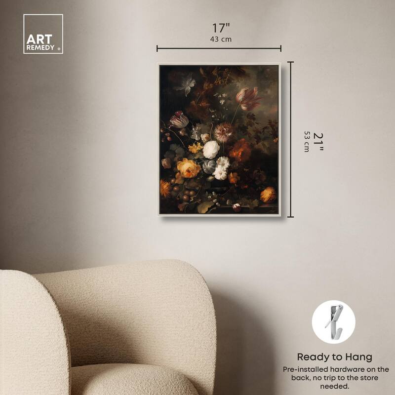 Shadowed Petal Secrets II Canvas by Art Remedy