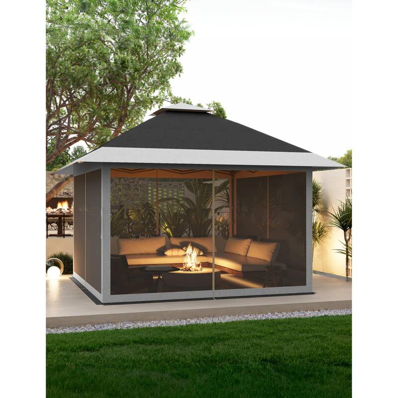 13x13 Pop Up Gazebo Outdoor Canopy Shelter - Gary